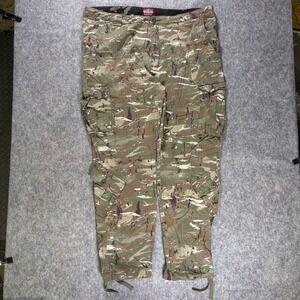 MATCHSTICK Cargo Pants Camouflage Paratrooper Utility Mens Size 44 (45x32.5) VTG